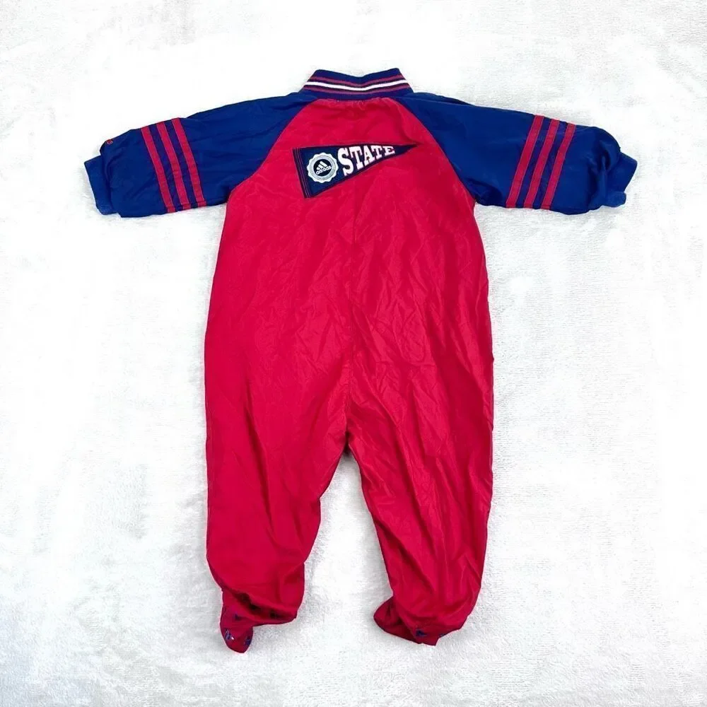 Vintage 90s ARIZONA STATE‎ adidas Onesie Large (6-9 mo) Nylon Windbreaker Lined